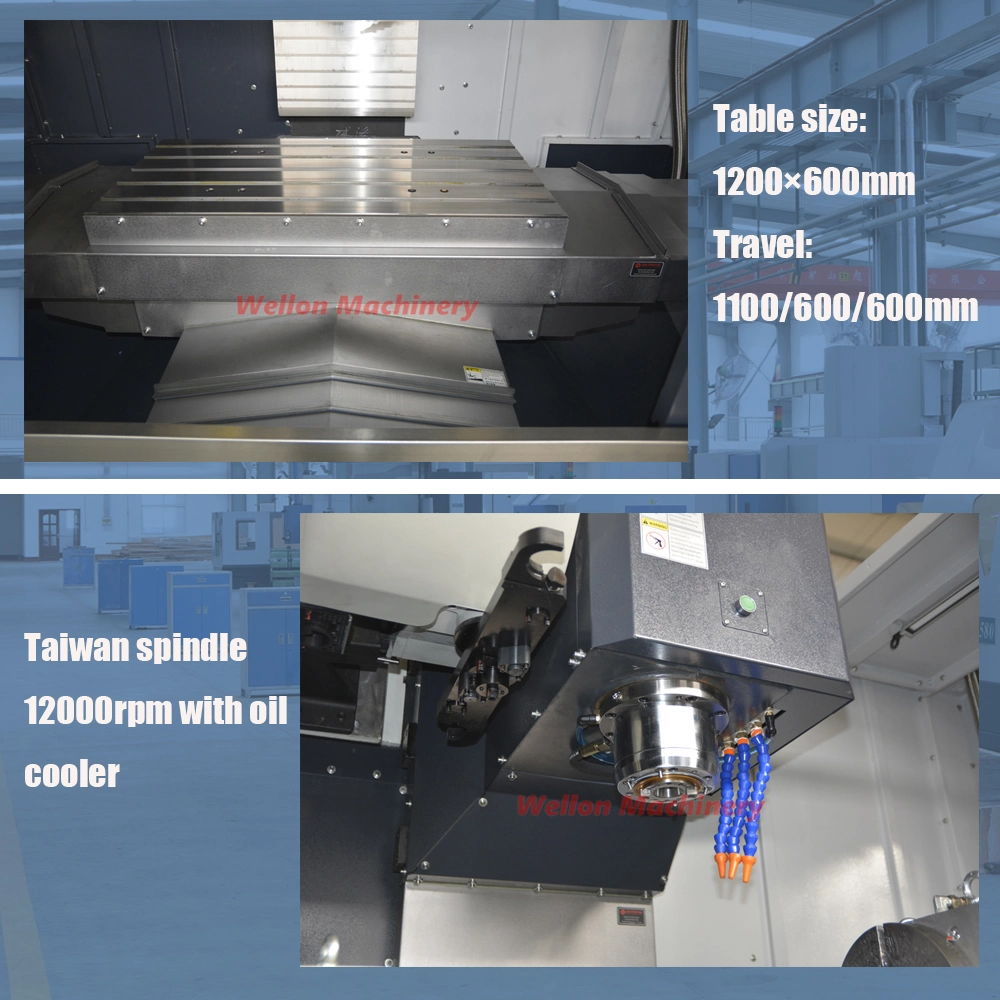 Vmc1160 4 Axis CNC Milling Machine Large CNC Vertical Machining Center